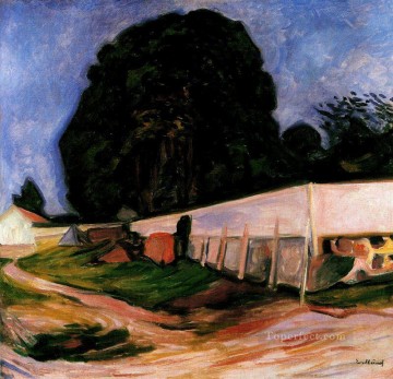 summer night at aasgaardstrand Edvard Munch Expressionism Oil Paintings